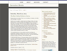 Tablet Screenshot of investorbrain.com
